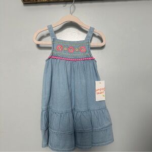 NWT Spaghetti Strap Denim Dress for Toddlers